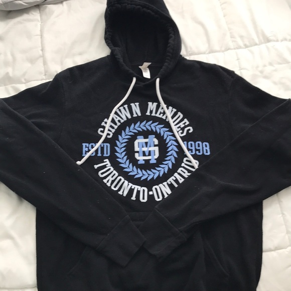 Black Shawn Mendes hoodie. Size medium. - Picture 1 of 2